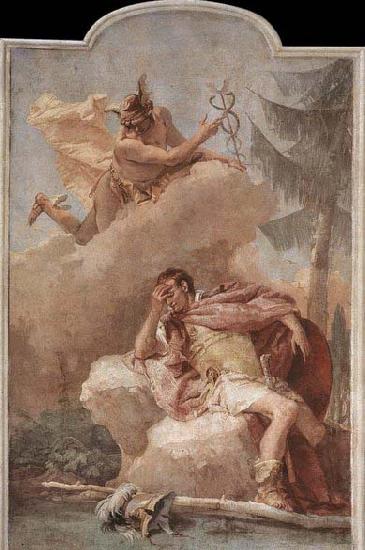 TIEPOLO, Giovanni Domenico Mercury Appearing to Aeneas